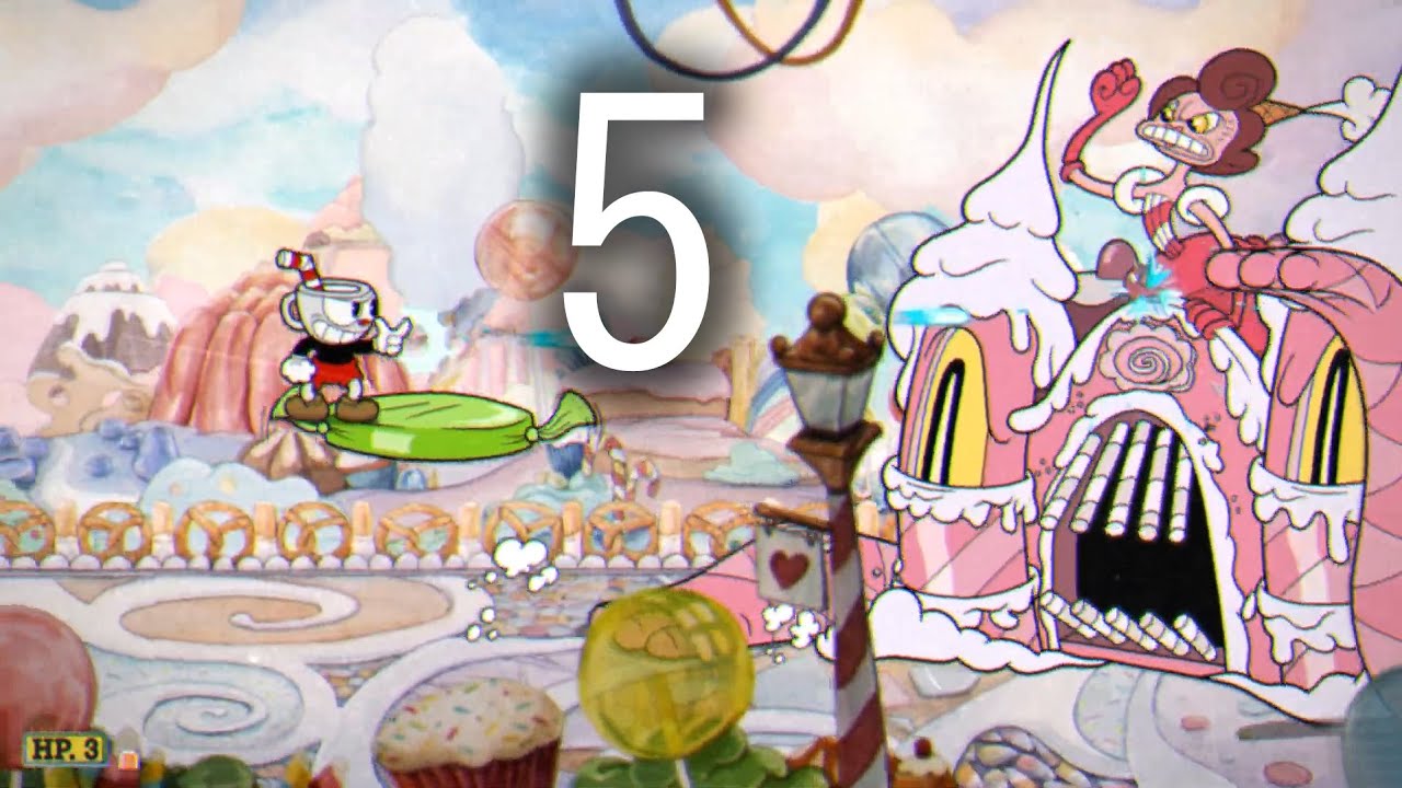 Cuphead - Part 5 | No Commentary / Playthrough | (Baroness Von Bon Bon)