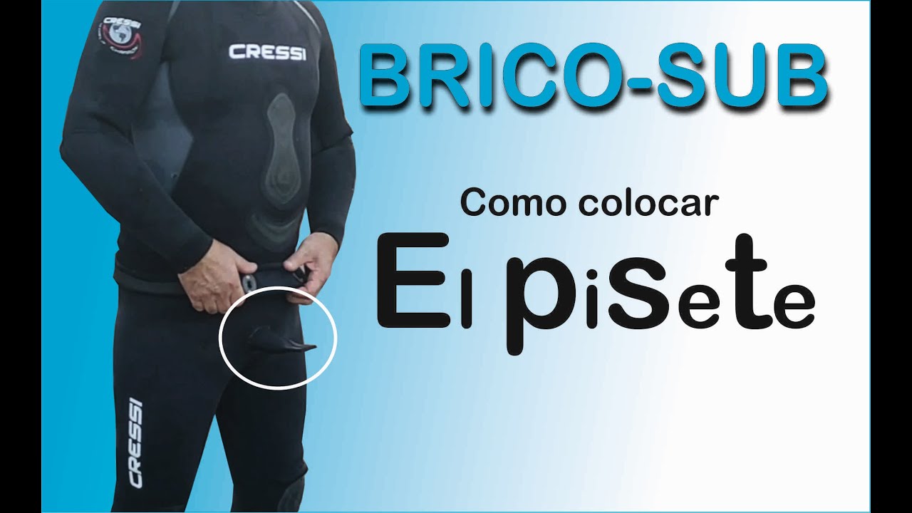 👨‍🎓👨‍🎓Como COLOCAR un PISETE en tu traje de NEOPRENO