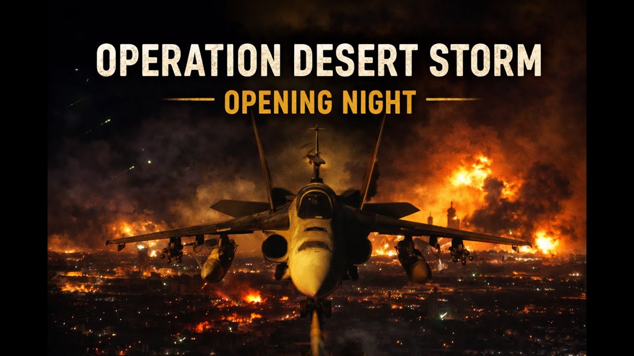 DCS - Operation Desert Storm Part 1– Opening Night 