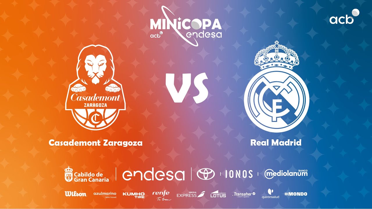 🔴 DIRECTO: Casademont Zaragoza - Real Madrid  | Minicopa Endesa Gran Canaria 2025