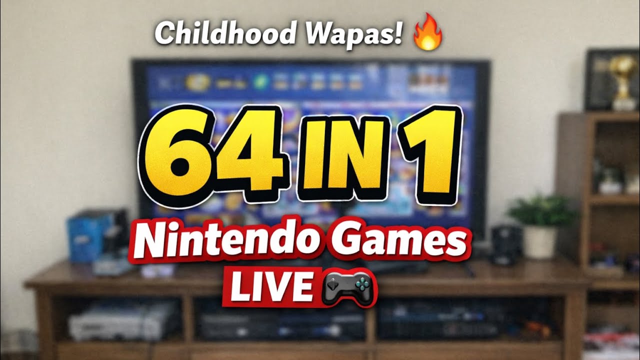 64 in One Rom All Nintendo Games library