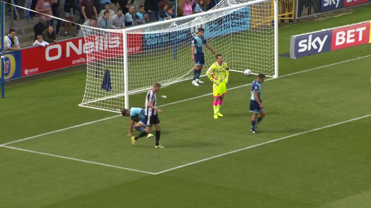 HIGHLIGHTS 17-18:: Wycombe Wanderers 2-4 Notts County