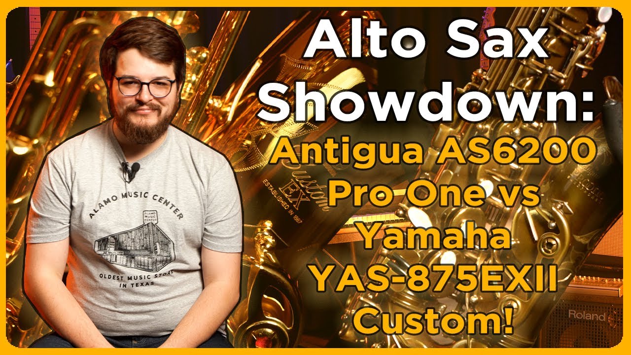 Alto Sax Showdown: Yamaha YAS875EXII Custom vs Antigua Winds AS6200 ProOne!