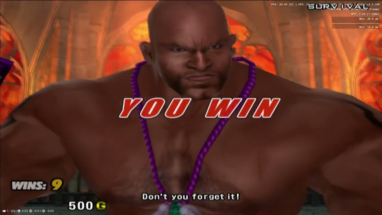 TEKKEN 5 SURVIVAL with Marduk - 12 wins