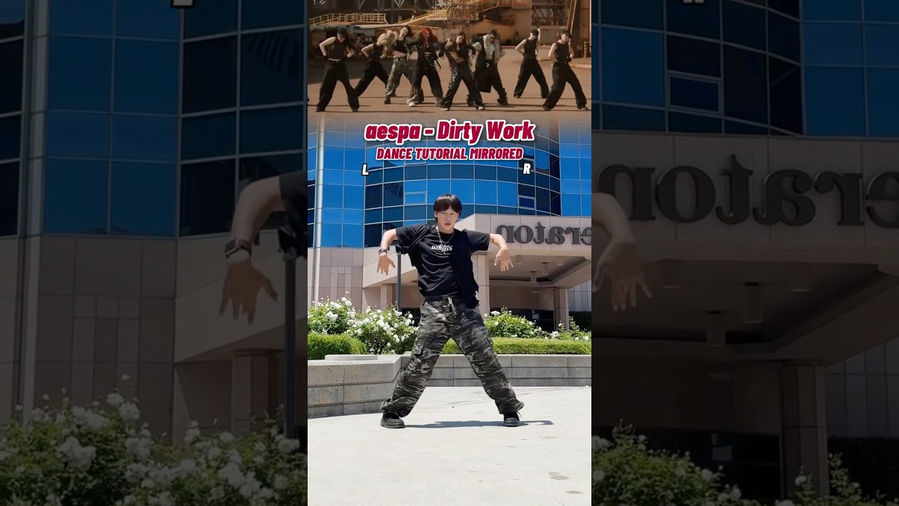aespa - &lsquo;Dirty Work&rsquo; DANCE TUTORIAL MIRRORED #kpoptutorial