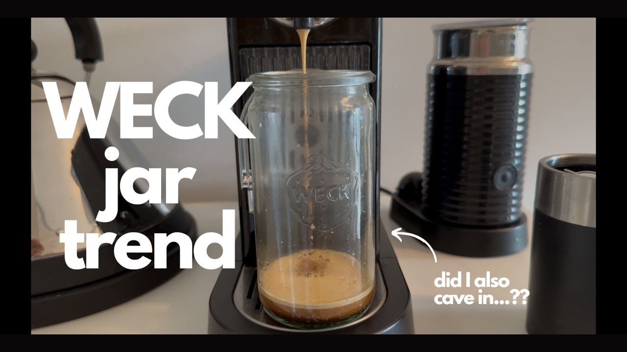 WECK jar trend?! My jars have been collecting dust for years... #weck #icedlatte #viraltiktok