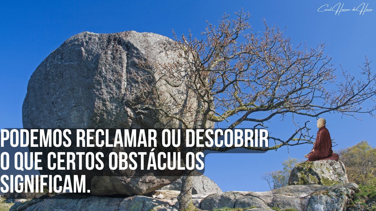 O SÁBIO E A PEDRA (Uma Grande lição de vida)