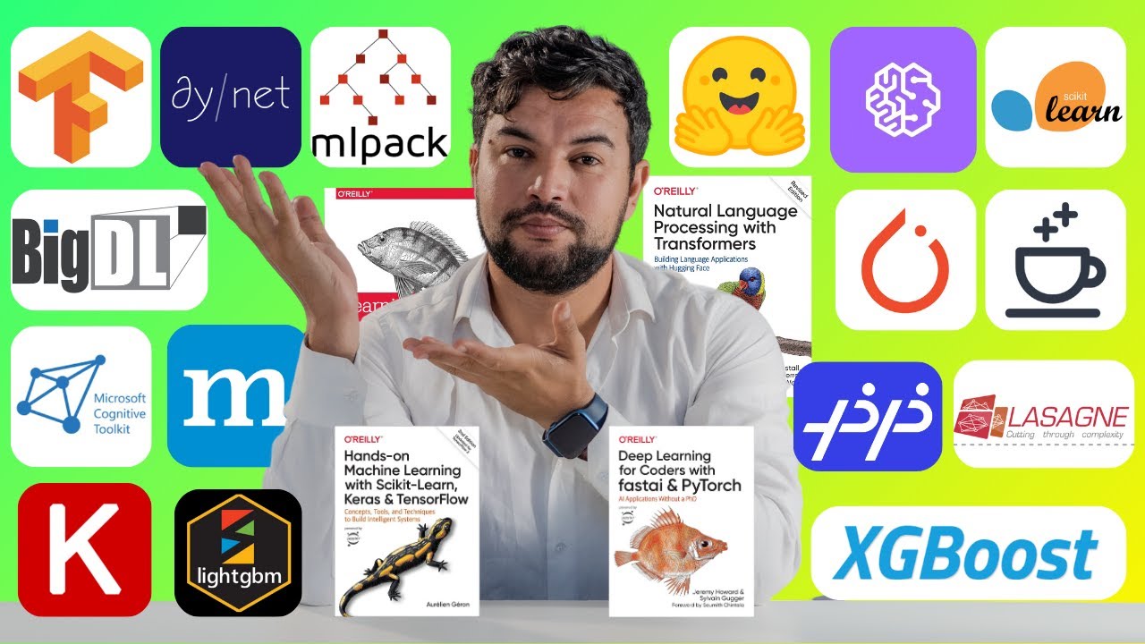 كل مكتبات الذكاء الاصطناعي والتعلم الآلي في فيديو واحد 🤗