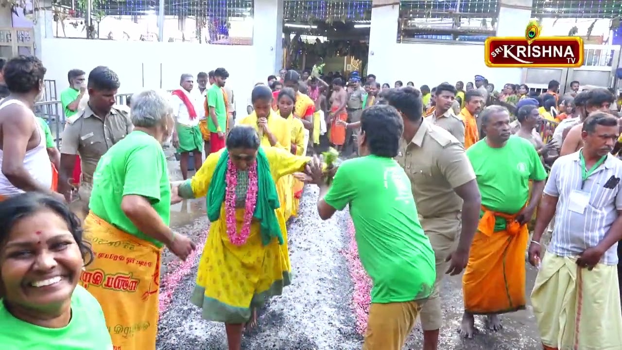 ஈரோடு கள்ளுக்கடை மேடு அருள்மிகு பத்ரகாளியம்மன் திருக்கோயில் நடைபெற்ற குண்டம் திருவிழா