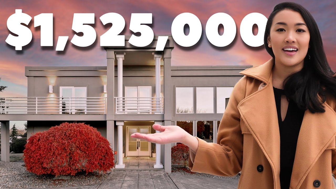 Tour a $1,525,000 Northeast Tacoma Luxury Home with SPECTACULAR views of Commencement Bay & more!!
