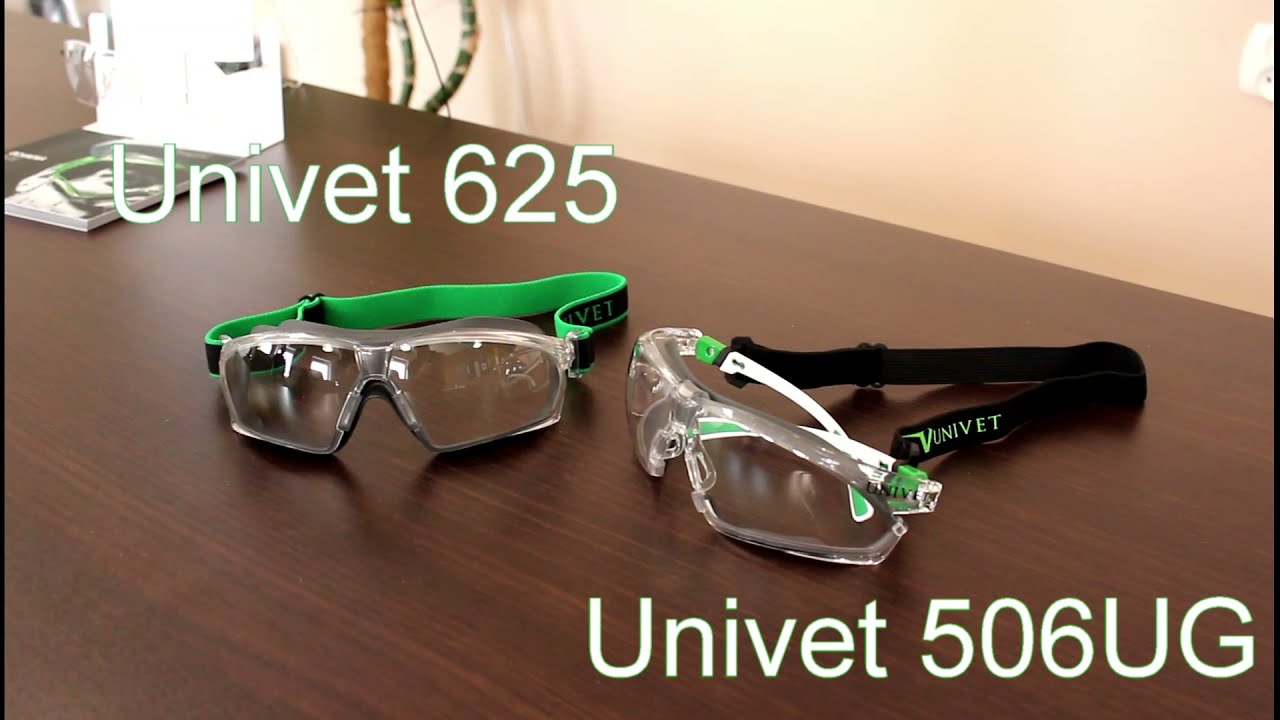 UNIVET 625 i 506UG – czy mogą zastąpić standardowe gogle ochronne?