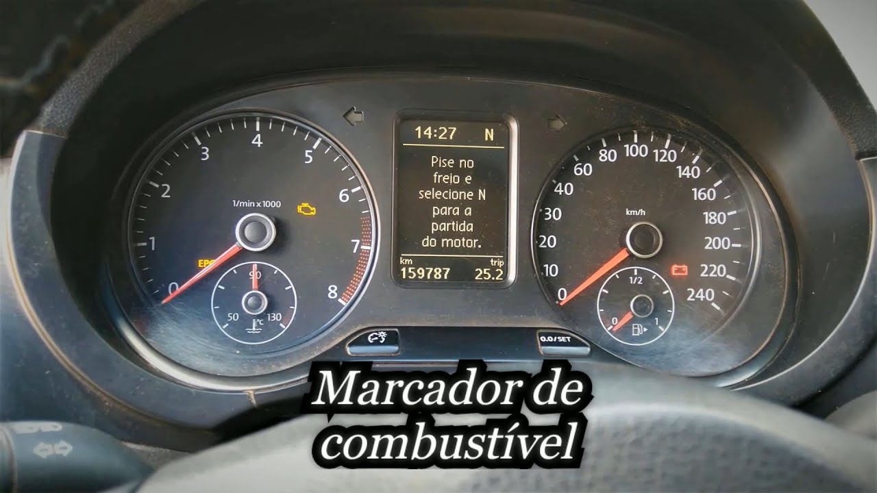 Indicador de combustível não funciona