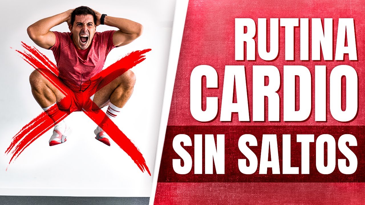 CARDIO SIN SALTOS para ADELGAZAR o BAJAR DE PESO - RUTINA DE EJERCICIOS SIN IMPACTO EN CASA