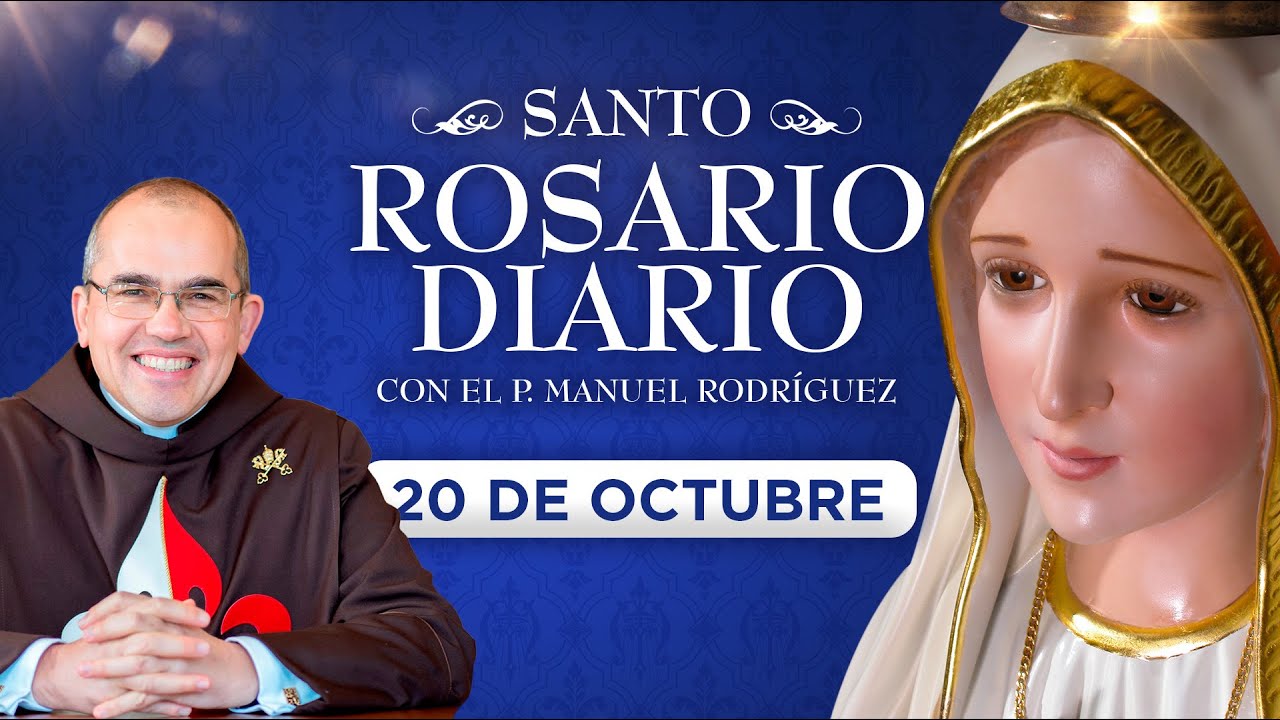 Santo Rosario Diario | Lunes 20 de octubre - Misterios gozosos #rosario