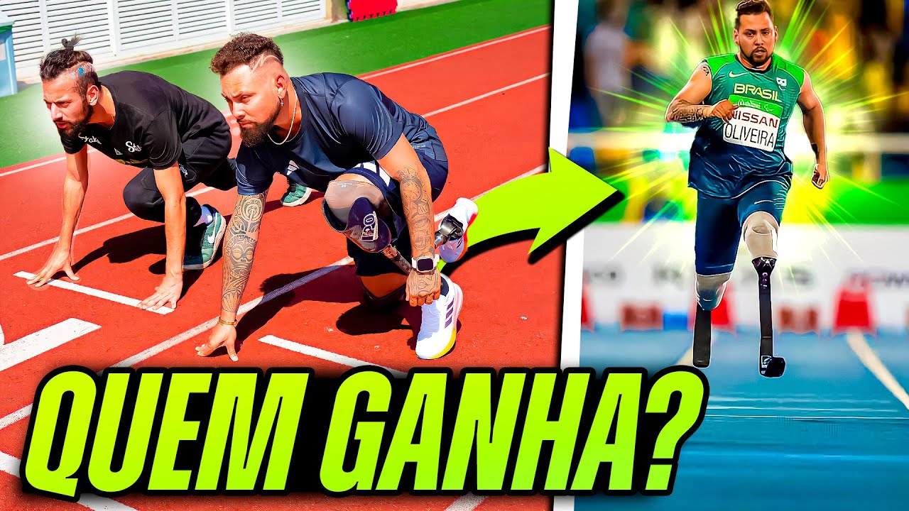 APOSTEI CORRIDA CONTRA O CAMPEÃO PARALÍMPICO!