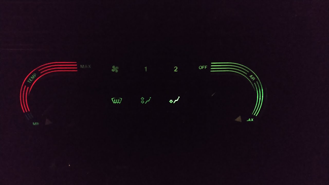 Upgrade na  Iluminação do comando do Ar do Fiat Uno