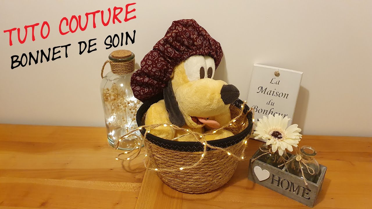 tuto couture: bonnet de soin