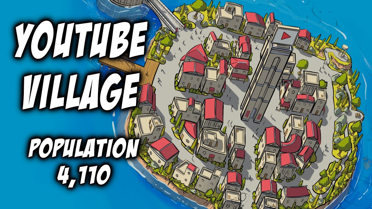 I drew my channel as a city