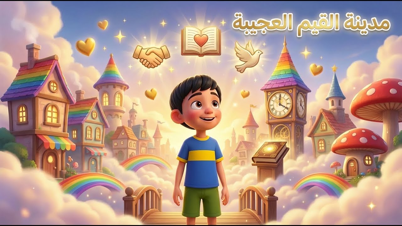 مدينة القيم العجيبة | قصة أطفال هادفة