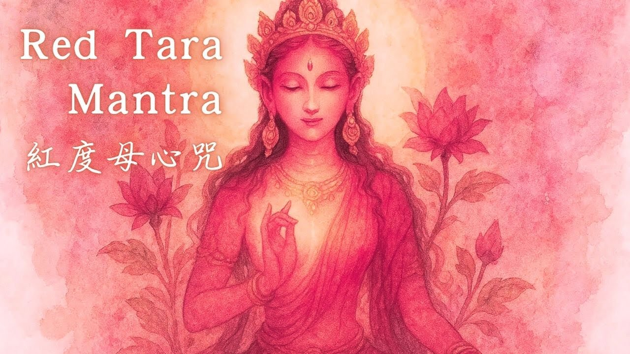 紅度母心咒｜Red Tara Mantra｜連結內在的愛 勇氣 創造力｜Enchantment & Magnetization – Kurukulla 432Hz music