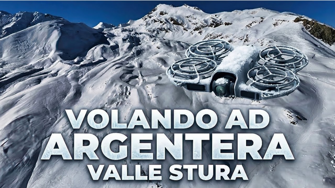Sci Alpinismo Argentera ski follow dji neo2