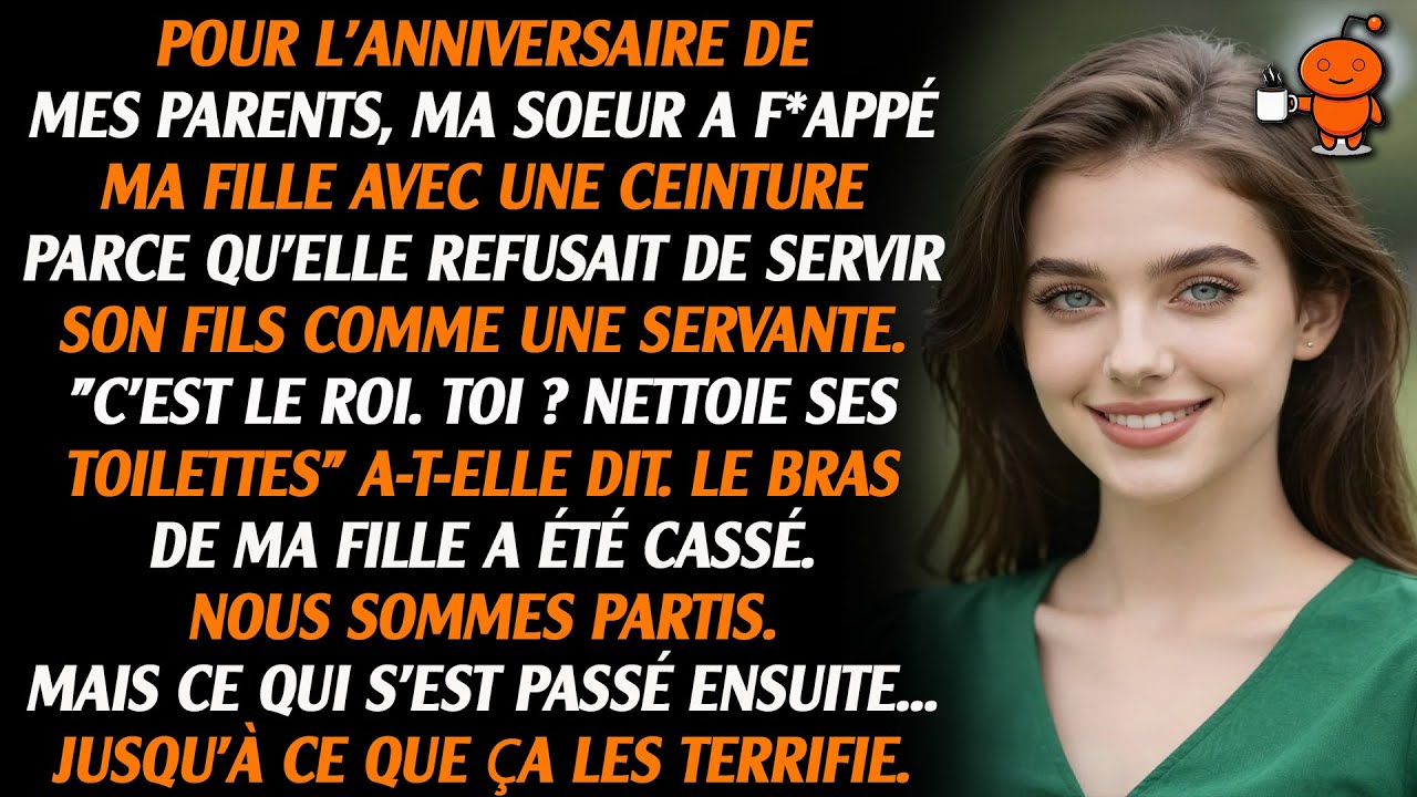 À l'anniversaire de mes parents, ma sœur a f*appé ma fille avec une ceinture en criant : 