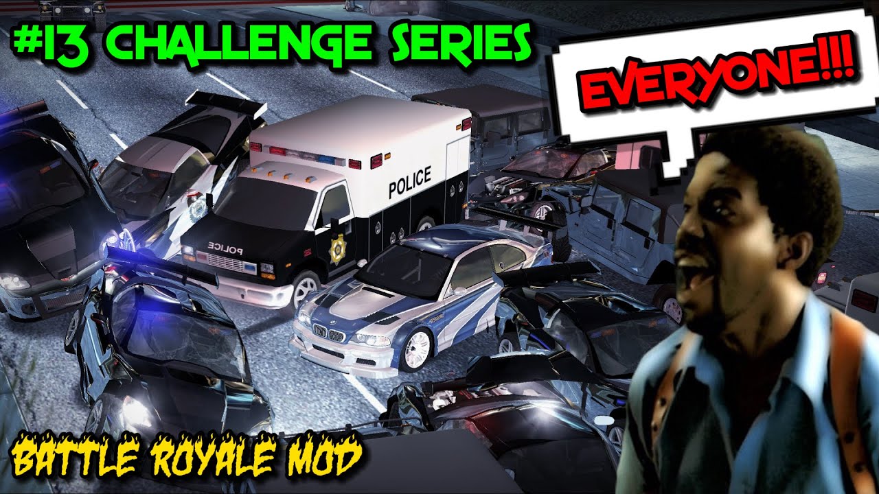 #13 Challenge Series (Almost Impossible To Escape) | BMW M3 GTR | NFS CARBON Battle Royale Mod