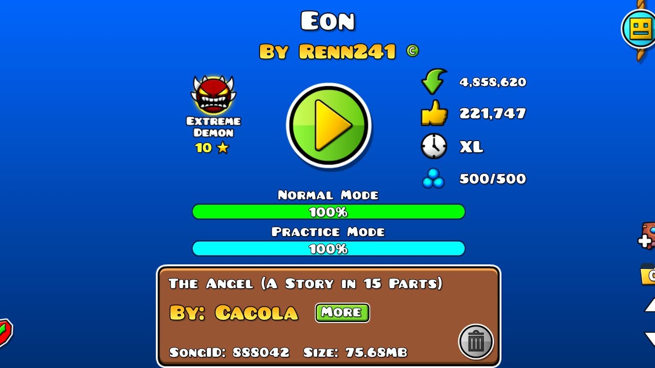 Eon parte 1 la muerte más injusta de todas #geometrydash @shadletsky_pollo 