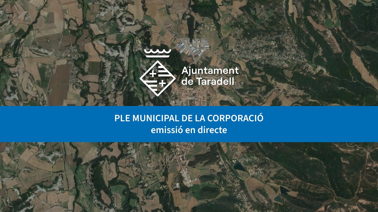 Ple Municipal de maig de 2025 de l'Ajuntament de Taradell