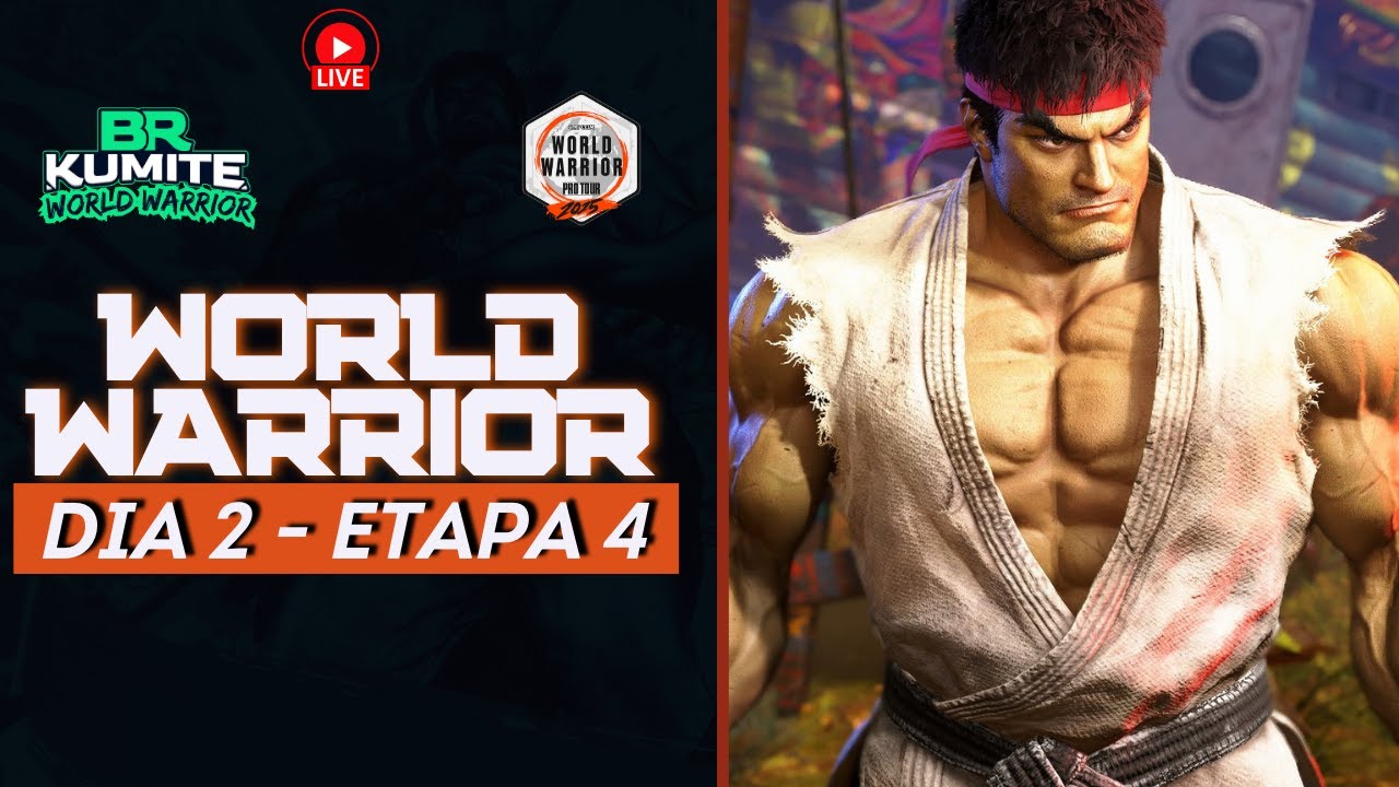 🔴#4 BR Kumite WORLD WARRIOR 2025 - Dia 2 🔥 Participe do sorteio de um arcade !sorteio