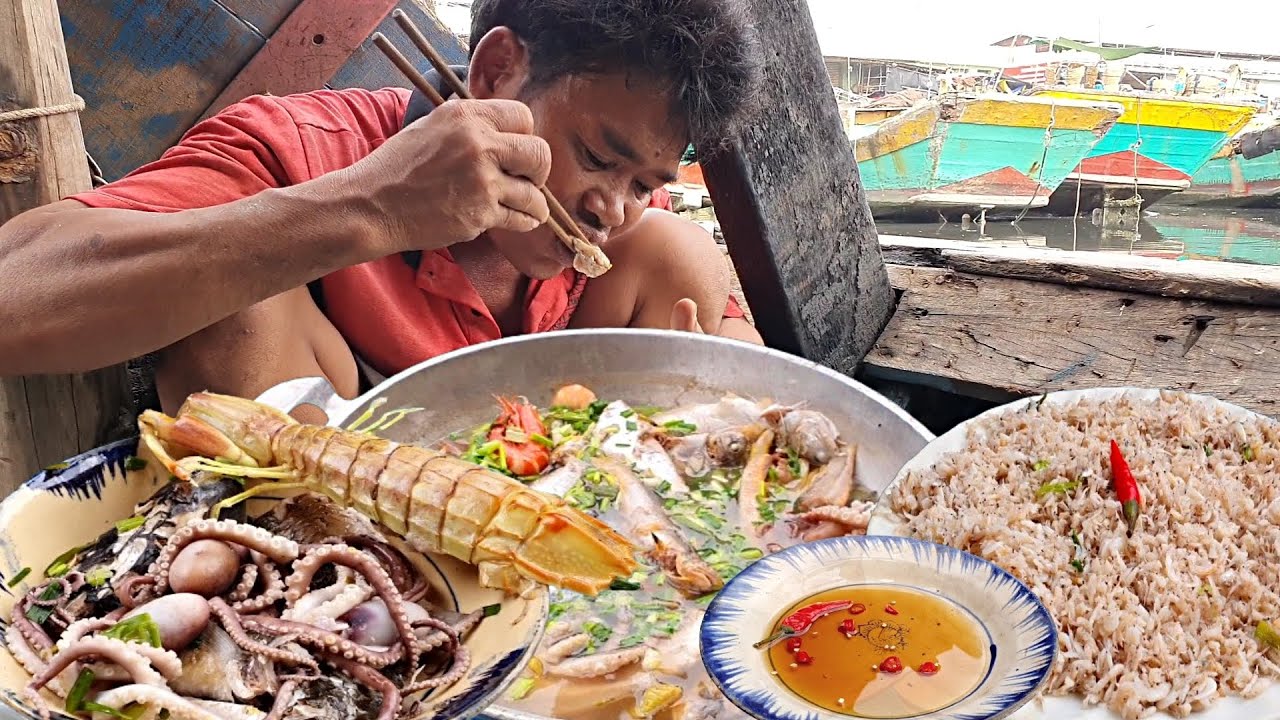 Bữa Cơm trên Ghe ''toàn Món Ngon'' từ Hải Sản Tươi Sống | Ngư Dân Miền Tây #119