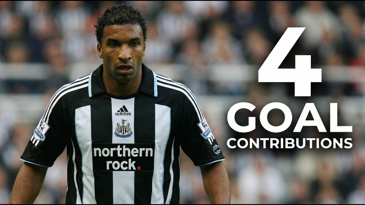 Habib Beye &mdash; All 4 Goal Contributions for Newcastle United ⚫⚪