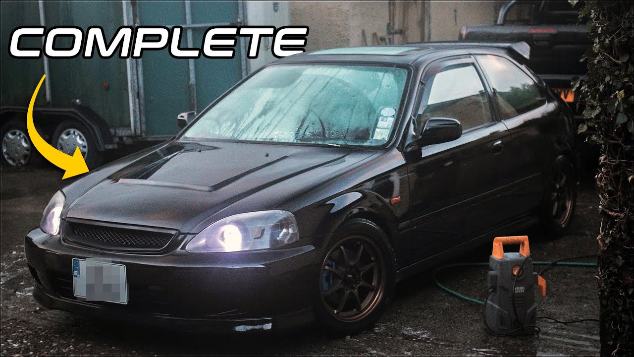 Finishing DIY Vented Bonnet For Ek Civic || Part 2