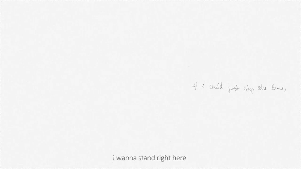 Chelsea Cutler - if i could just stop the time, (Official Lyric Video)