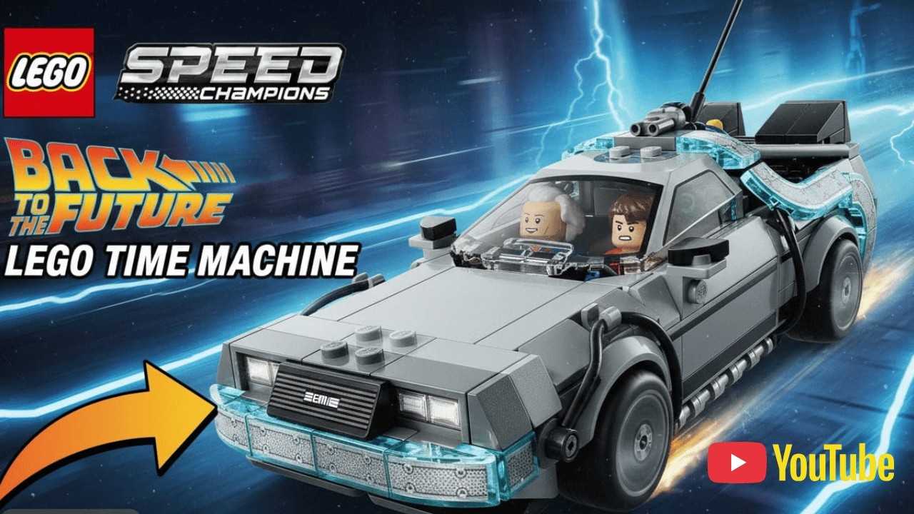 Чемпион LEGO DeLorean Speed ​​наконец-то здесь! Вот это да!!!
