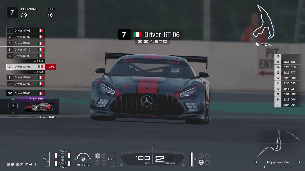E-sport race SPA 22 gen | centro di simulazione GTgarage-SIMracing | GT7