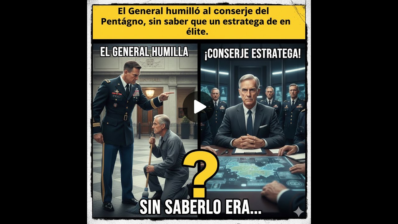 El General humilló al conserje del Pentágono, sin saber que era un estratega de élite.