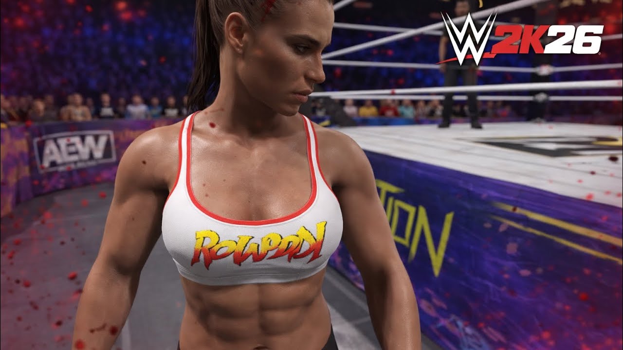 WWE 2K26 - AEW- Ronda Rousey vs Mercedes Mone 
