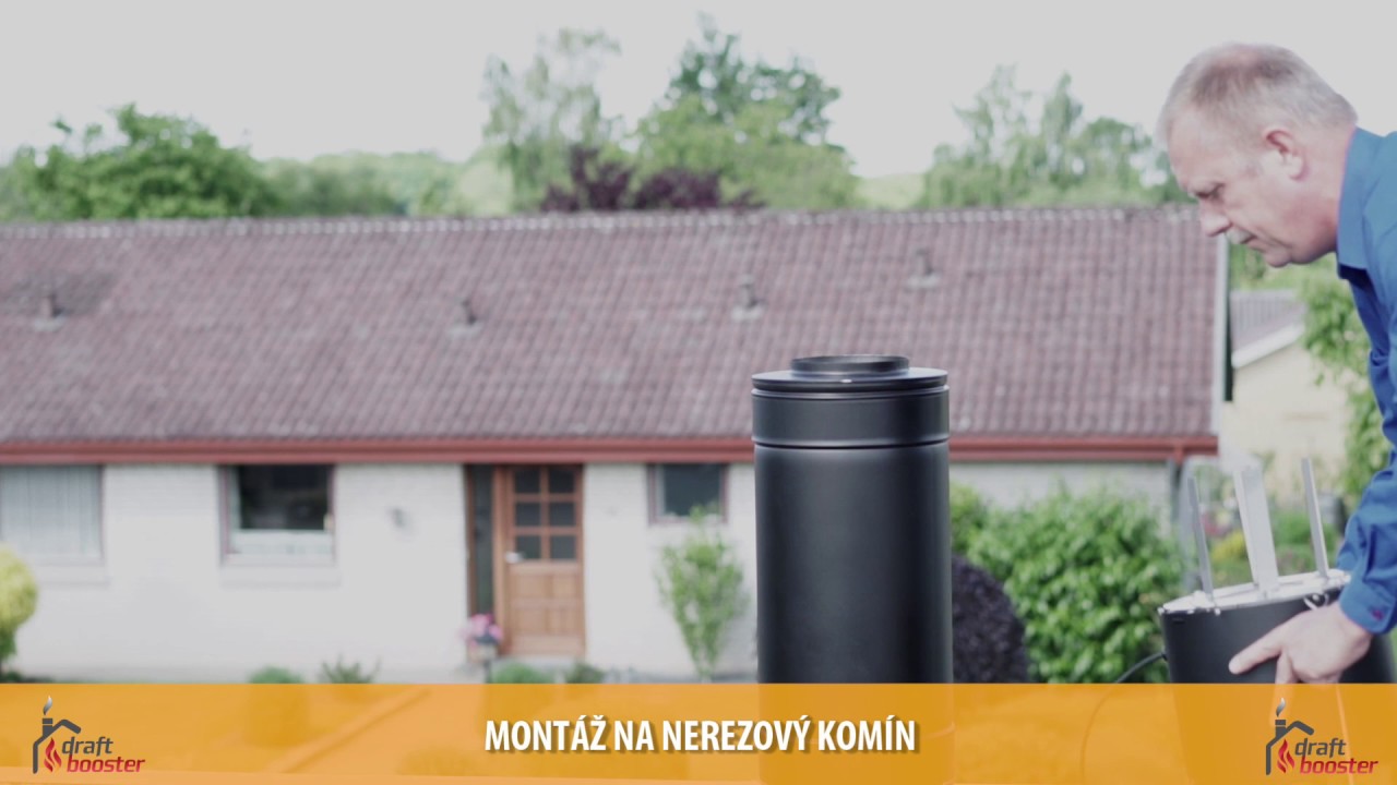 Ako nainštalovať komínový ventilátor Draftbooster