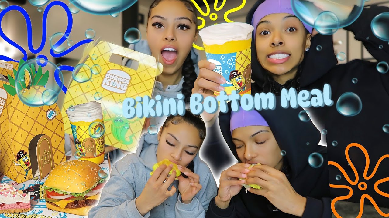 МЫ ПОПРОБОВАЛИ НОВОЕ БЛЮДО С ГУБКОЙ БОБА ОТ BURGER KING!