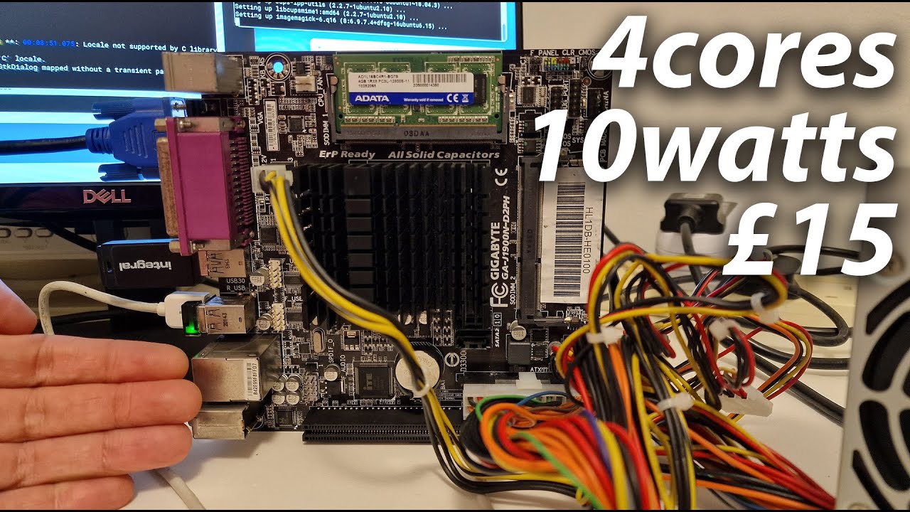 4 cores 10W &pound;15 - Mini-ITX board with Intel Celeron J1900 (and Zorin 15.3 Lite)