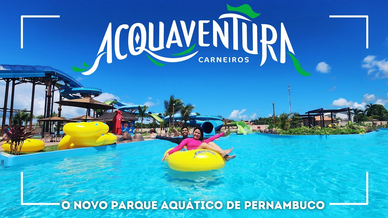 ACQUAVENTURA - O novo parque aquático na praia dos carneiros em Pernambuco