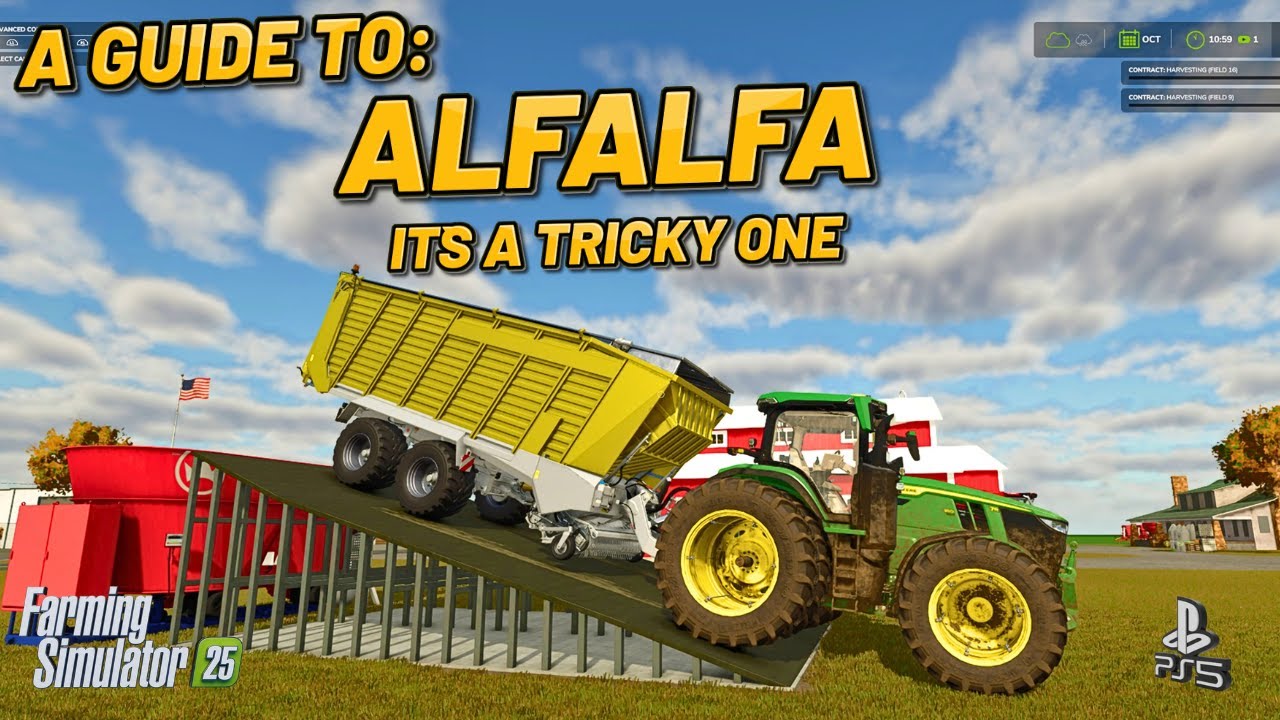 What Can We Do With Alfalfa ? Its a tricky one. Farming Simulator 25 - PS5.