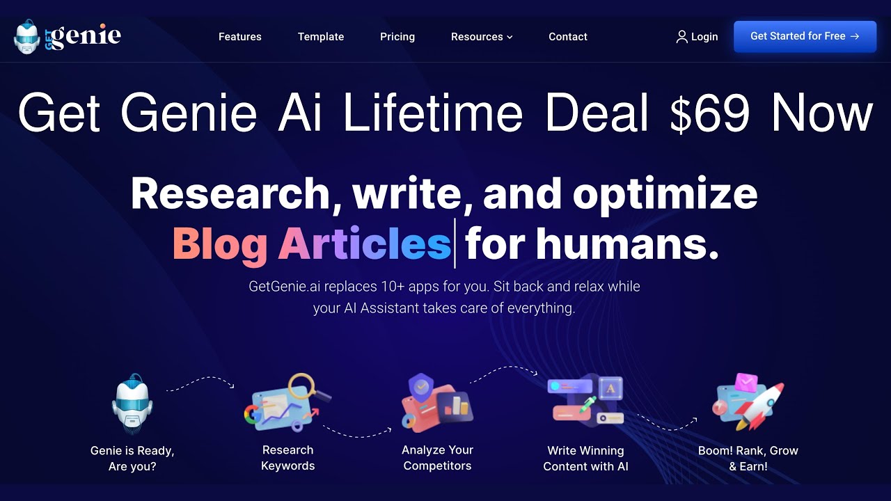 Get Genie AI Lifetime Deal - The AI SuperApp For Content & SEO