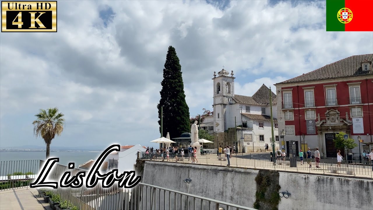 🇵🇹Lisbon Summer Walk - Alfama District -【4K 60fps】