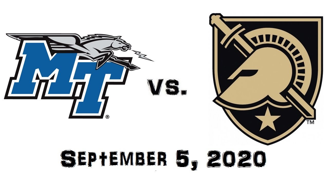 September 5, 2020 - Middle Tennessee Blue Raiders vs. Army Black Knights Full Football Game