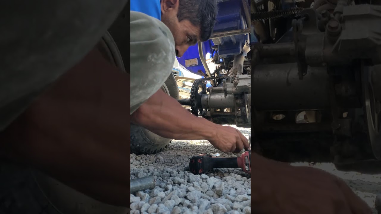 ajuste de cadena de  Yamaha raptor 350