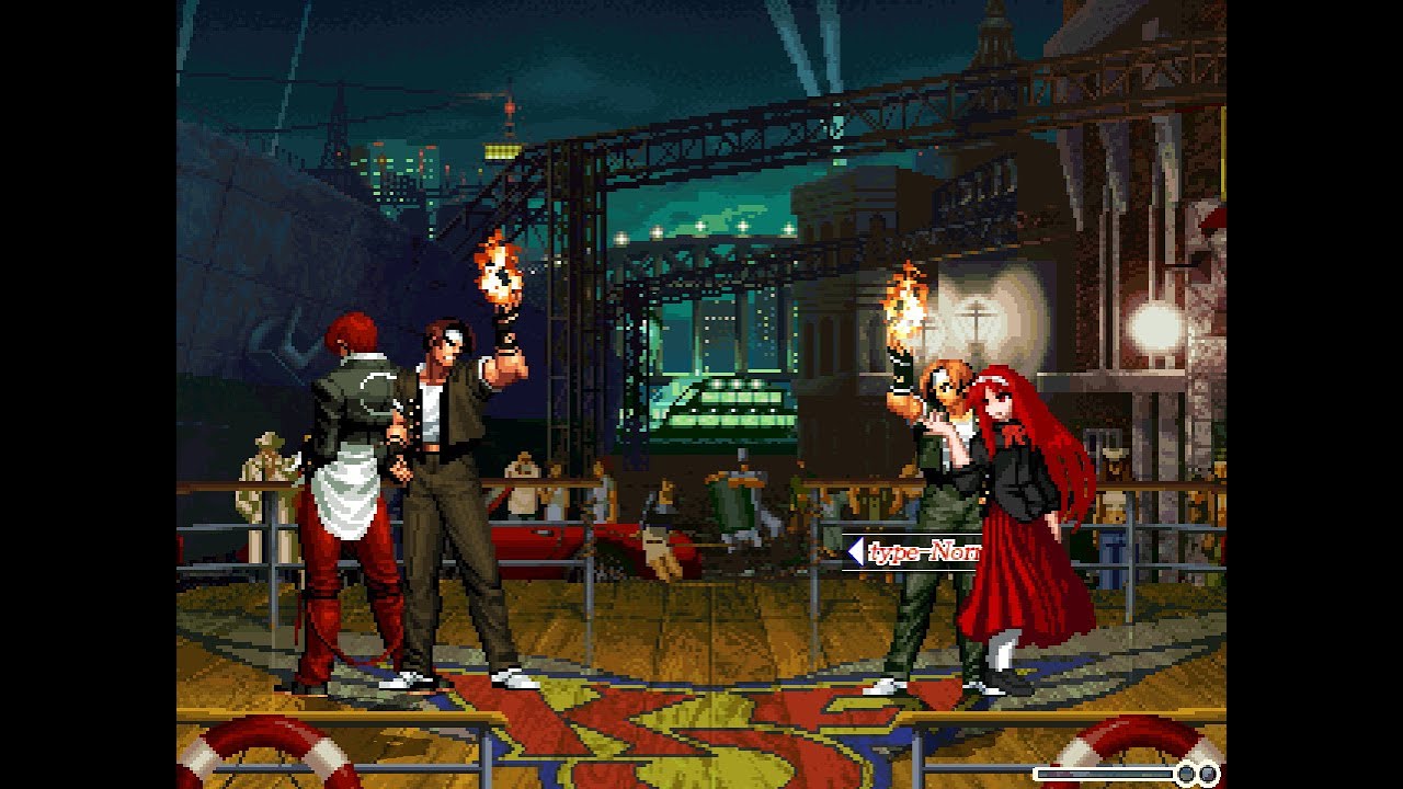 Kyo & Iori vs Kyoko & Akiha [KOF Multiverse: He vs She]