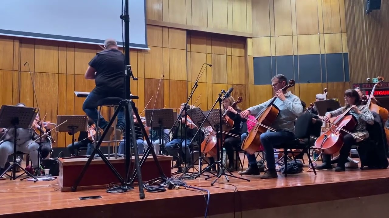 “ Woza la” composed by Lunga Dlamini performed by the Johannesburg Philharmonic Orchestra.