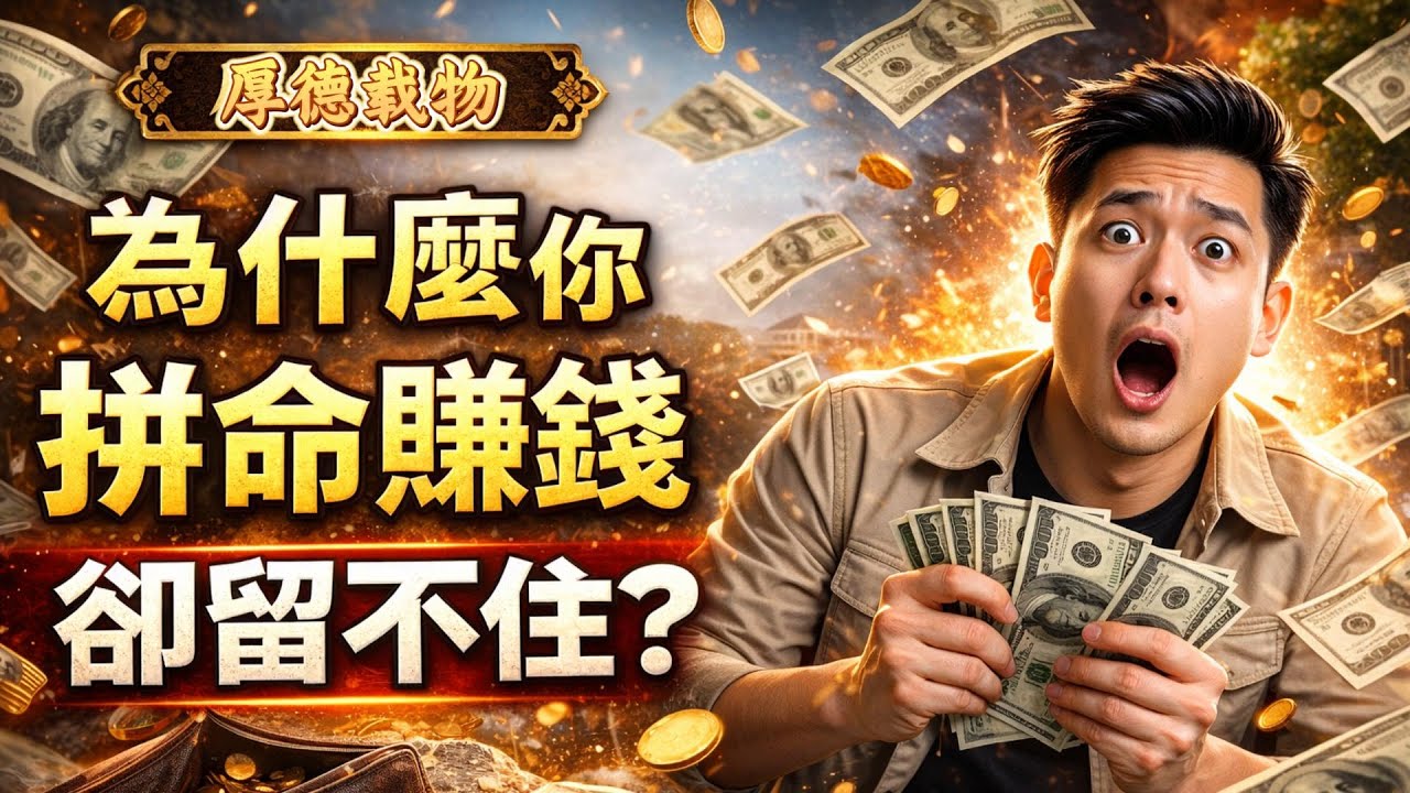 厚德載物 為什麼拼命賺錢卻留不住